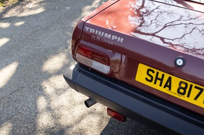 Lot 74 - 1981 Triumph TR7 Convertible