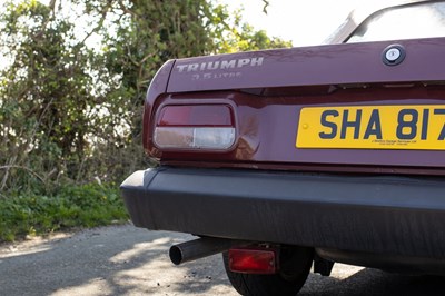 Lot 74 - 1981 Triumph TR7 Convertible
