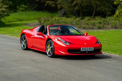 Lot 122 - 2012 Ferrari 458 Spider