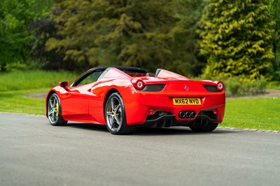 Lot 122 - 2012 Ferrari 458 Spider