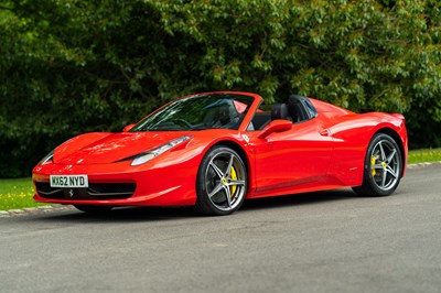 Lot 122 - 2012 Ferrari 458 Spider