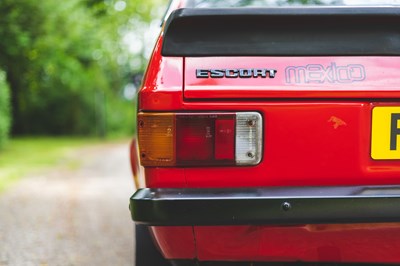 Lot 83 - 1978 Ford Escort RS Mexico