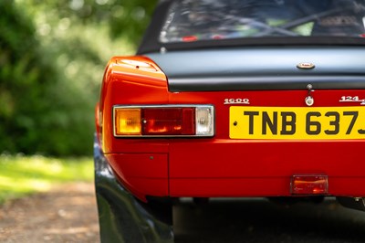 Lot 118 - 1971 Fiat 124 Sport Spider BS
