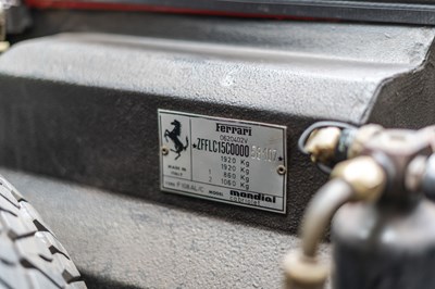 Lot 120 - 1985 Ferrari Mondial QV Cabriolet