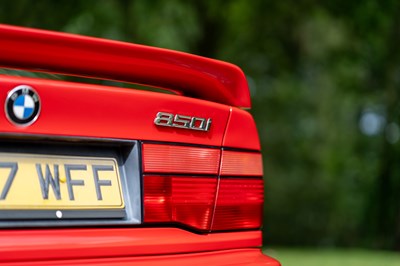 Lot 96 - 1991 BMW 850i