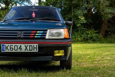 Lot 106 - 1993 Peugeot 205 XAD GL Van