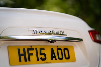 Lot 125 - 2015 Maserati Ghibli