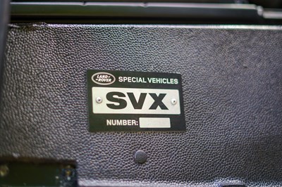 Lot 66 - 2009 Land Rover 90 SVX 60th Anniversary Limited Edition No.266