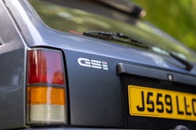Lot 63 - 1991 Vauxhall Nova GSI