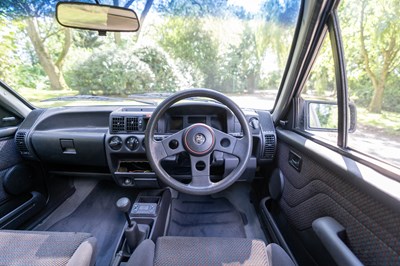 Lot 63 - 1991 Vauxhall Nova GSI