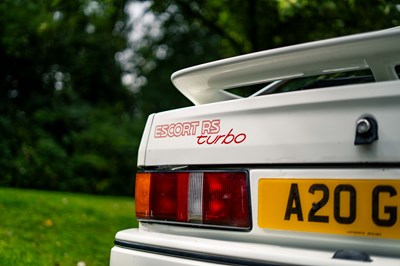 Lot 82 - 1988 Ford Escort RS Turbo