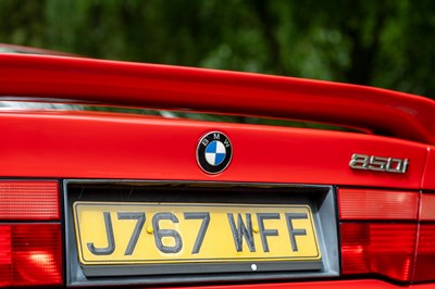 Lot 36 - 1991 BMW 850i