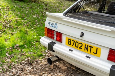 Lot 49 - 1985 Ford Escort RS Turbo S1