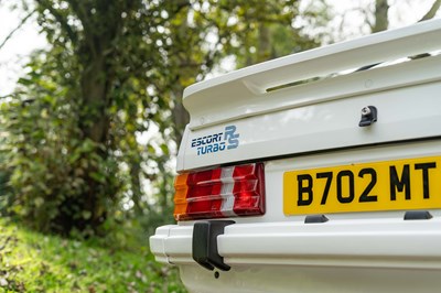 Lot 49 - 1985 Ford Escort RS Turbo S1
