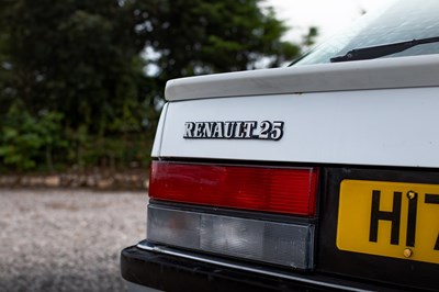 Lot 7 - 1991 Renault 25 TXE