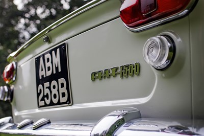 Lot 87 - 1962 Fiat 1500