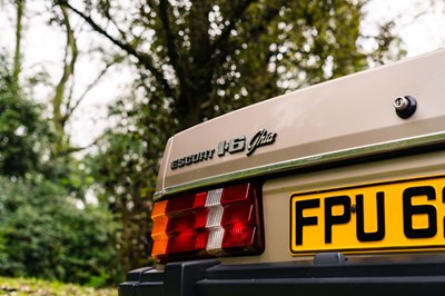 Lot 47 - 1982 Ford Escort MK 3 1.6 Ghia