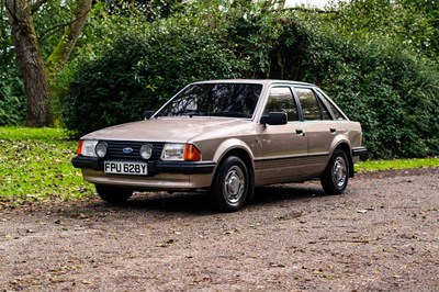 Lot 47 - 1982 Ford Escort MK 3 1.6 Ghia