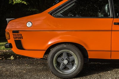 Lot 43 - 1979 Ford Escort 1600 Sport
