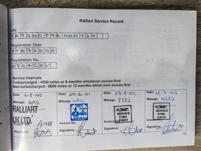 Lot 21 - 2000 Mitsubishi Lancer Evo VI RSX