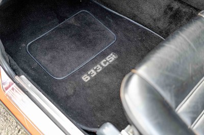 Lot 8 - 1979 BMW 633 CSi