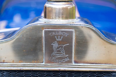 Lot 46 - 1913 Talbot 4CT 12HP Colonial Drop Head Coupe