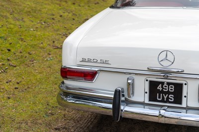 Lot 15 - 1962 Mercedes 220 SEB