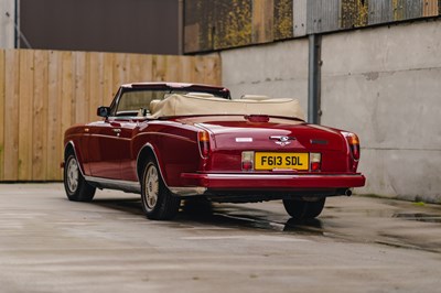Lot 70 - 1989 Bentley Continental Convertible