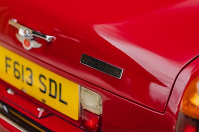 Lot 70 - 1989 Bentley Continental Convertible