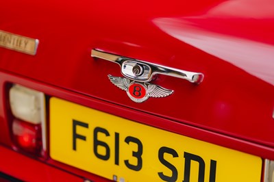 Lot 70 - 1989 Bentley Continental Convertible
