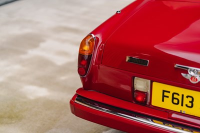 Lot 70 - 1989 Bentley Continental Convertible