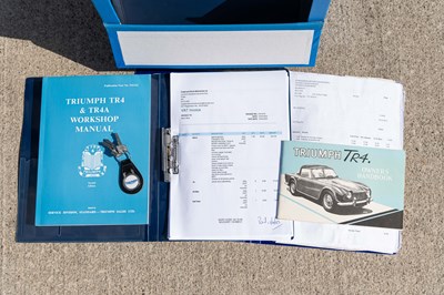 Lot 24 - 1962 Triumph TR4