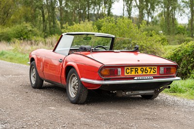 Lot 2 - 1977 Triumph Spitfire