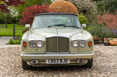 Lot 69 - 1985 Bentley Continental Convertible