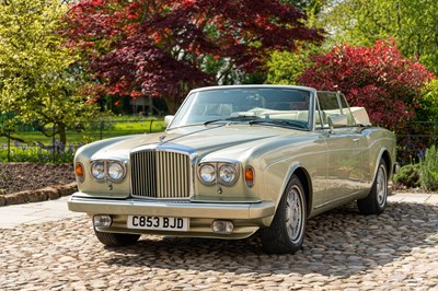 Lot 69 - 1985 Bentley Continental Convertible