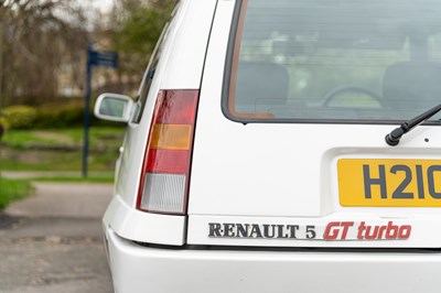Lot 52 - 1990 Renault 5 GT Turbo