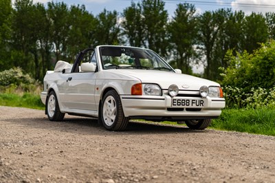 Lot 34 - 1988 Ford Escort XR3i Convertible
