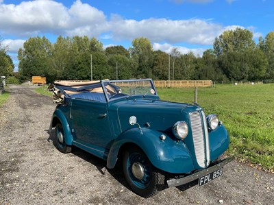 Lot 66 - 1937 Hillman Minx Drophead Coupe