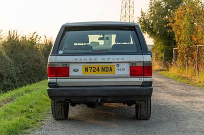Lot 13 - 2000 Range Rover 4.0 SE