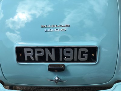 Lot 40 - 1969 Morris Minor 1000