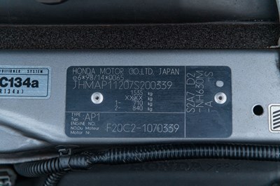Lot 66 - 2008 Honda S2000 GT