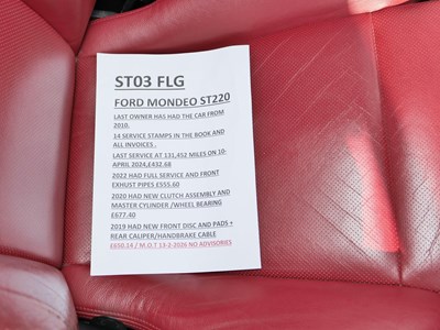 Lot 35 - 2003 Ford Mondeo ST220