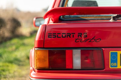 Lot 39 - 1989 Ford Escort RS Turbo