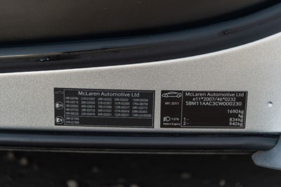 Lot 1 - 2012 McLaren MP4 12C