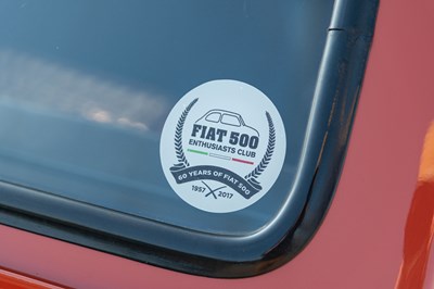 Lot 11 - 1972 Fiat 500 R