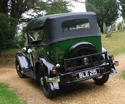 Lot 67 - 1934 Austin 12/4 Open Road Tourer