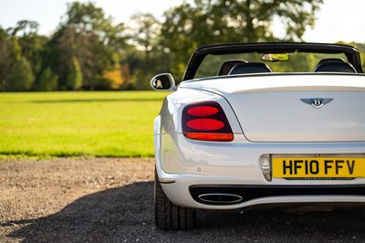 Lot 71 - 2010 Bentley Continental Supersports Convertible