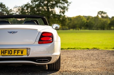 Lot 71 - 2010 Bentley Continental Supersports Convertible