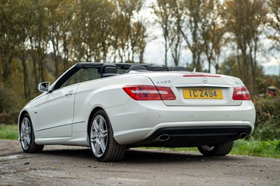 Lot 38 - 2011 Mercedes-Benz E350 Cabriolet