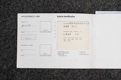 Lot 60 - 1998 Porsche Boxster